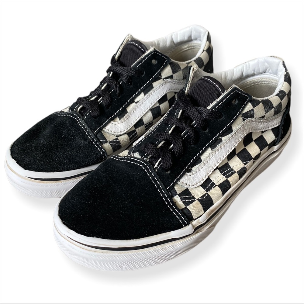 VANS KIDS PRIMARY CHECKERBOARD OLD SKOOL 1.5 Kids